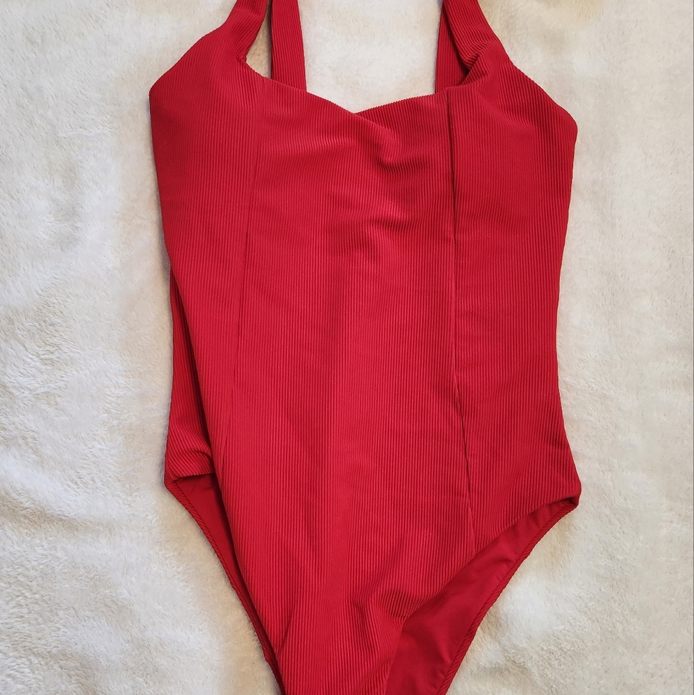 Beach Riot Red One Piece Swimsuit - Picture 8 of 8